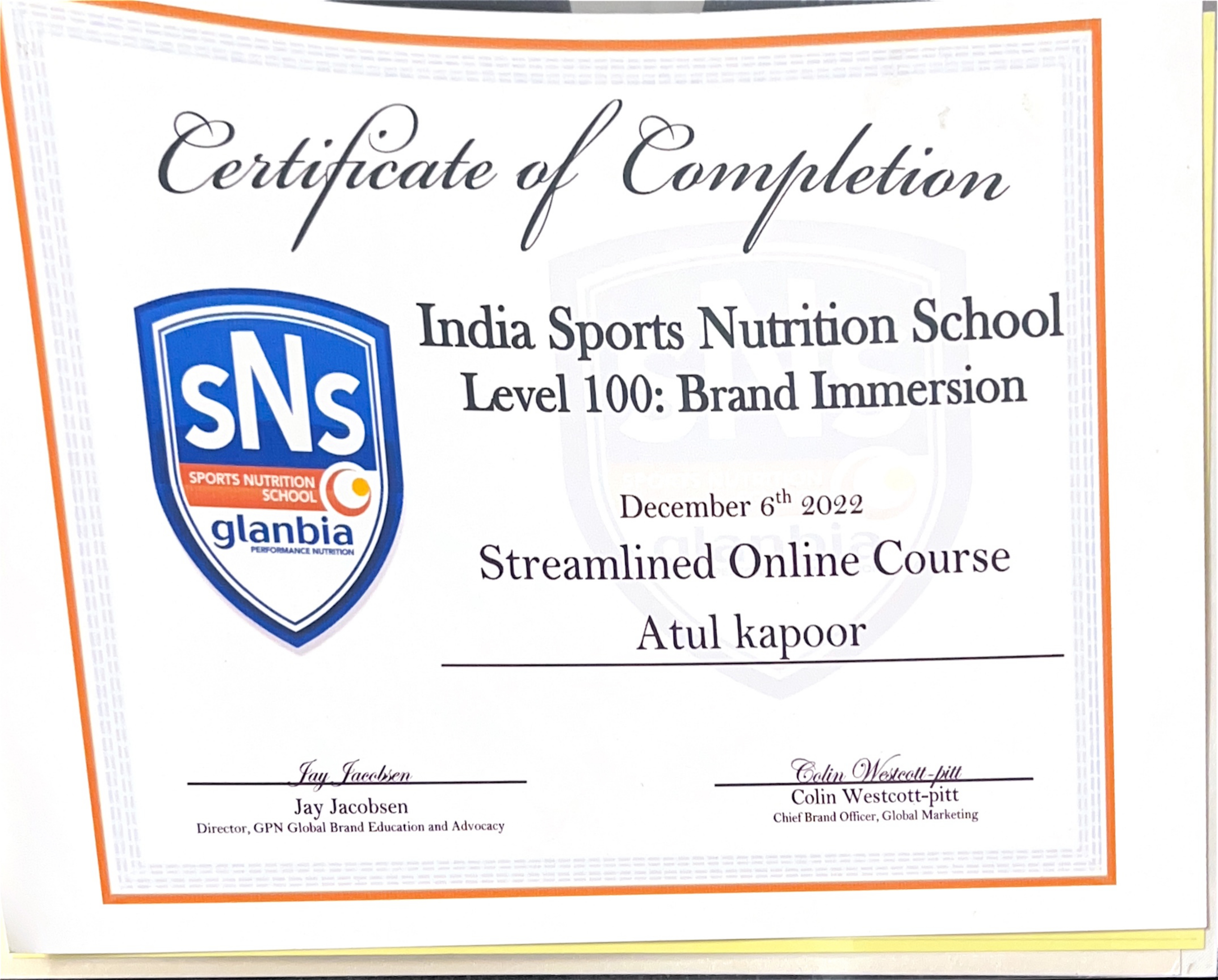 SNS Level 100 Brand Immersion